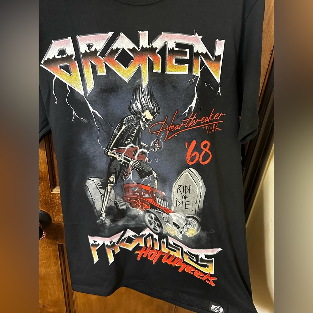 Broken promises hot wheels skeleton shirt